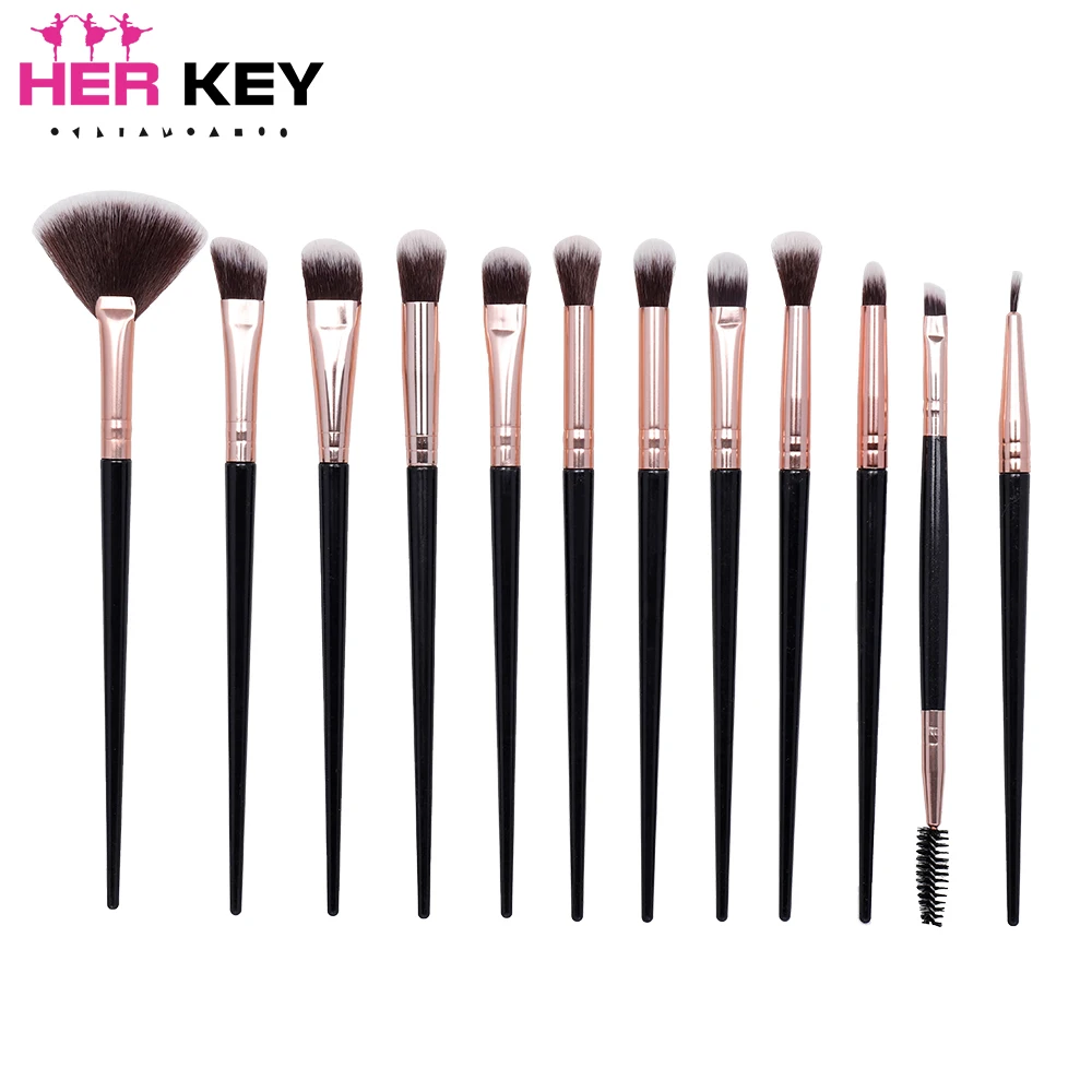 

12pcs/Set Hot Sell Makeup Brushes Set Eye Shadow Blending Eyeliner Eyelash Eyebrow Blush Make Up Brush Tools