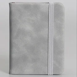 Compact A7 Mini Notebook - Portable Pocket Notepad & Diary Planner (Grey)