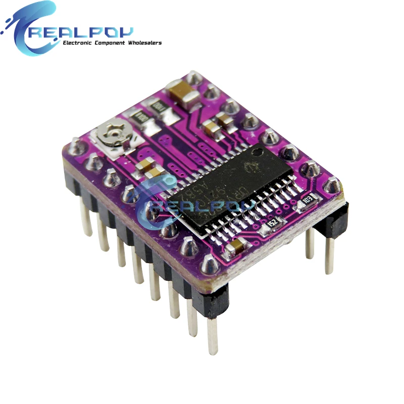 Фото Драйвер шагового двигателя для 3D-принтера Stepstick Drv8825 Reprap 4 PCB Board, замена A4988, запчасти для 3D-принтера Ramps 1,4 №2