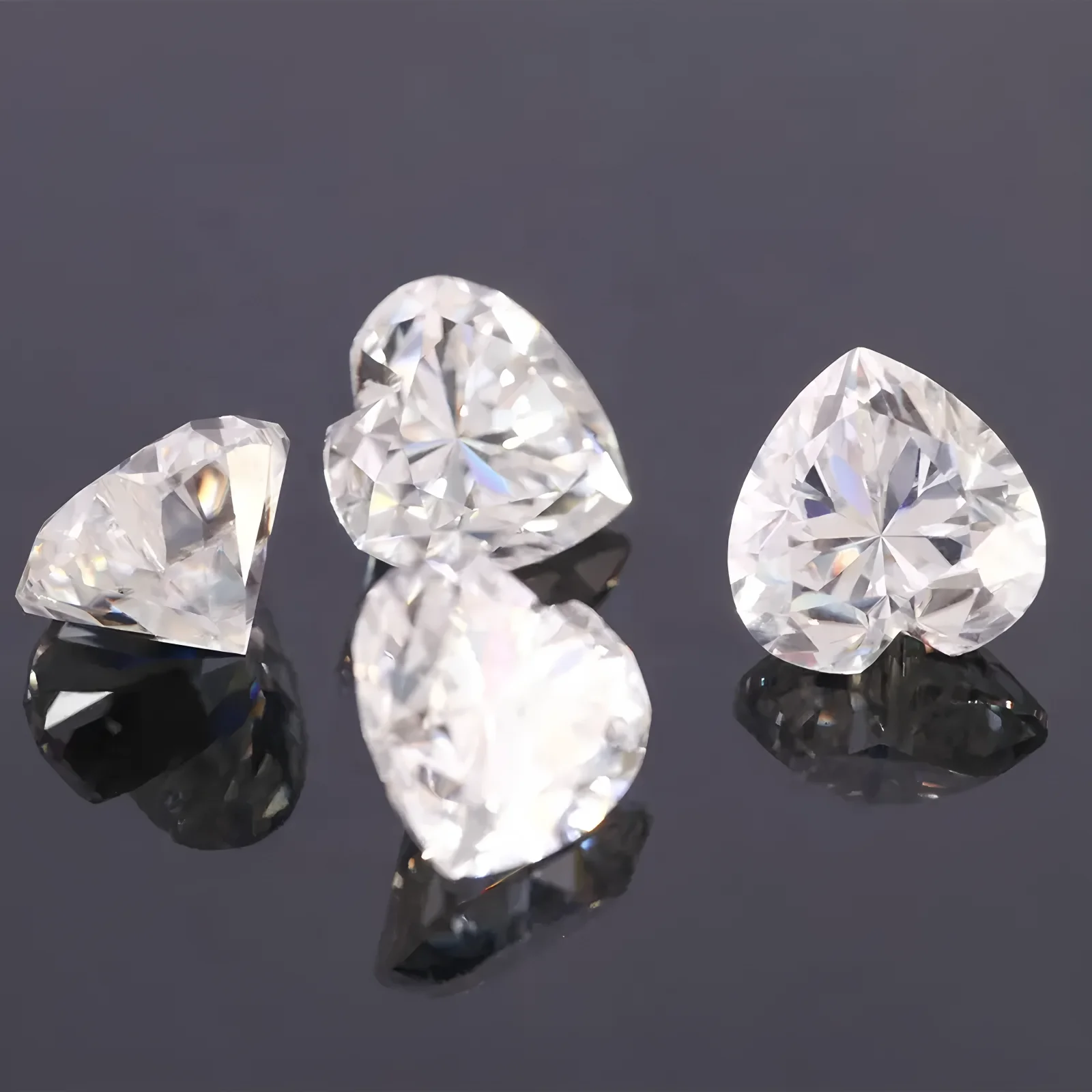 IGI-zertifizierte herzförmige Labordiamanten, 1,0–3,0 ct, im Labor hergestellter Herz-Diamant-Verlobungsring, Herzschliff-Diamant, Jubiläumsgeschenk – Detail 4