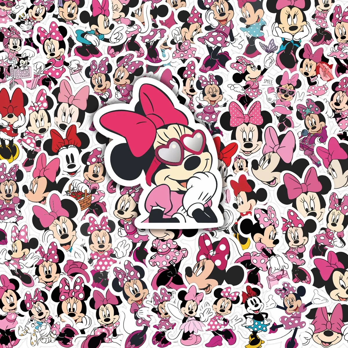 Autocollants Minnie Mouse Collection Rose – Adhésifs Disney