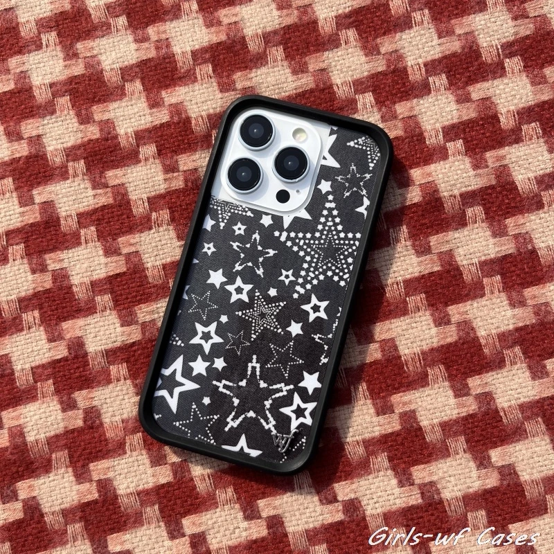 Wildflower Super Star Tattoo Design Phone Case