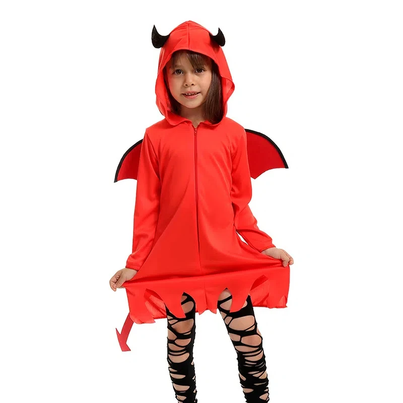 Halloween little devil performance costume Satan role-playing cosplay costume Children Day school stage performance costume NEW