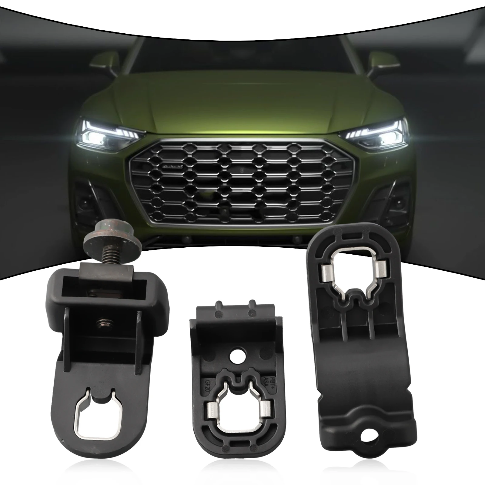 

Headlamp Repair Kit Accessory Black Bracket For Q5 2013-2016 Front Headlight Left Or Right Metal&Plastic High Quality