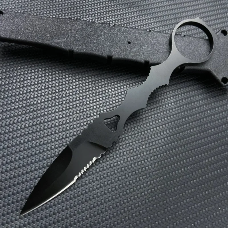 Knife SOCP Point BM 176 Kydex Sheath Half Serrated Blade Bushcraft Mini Pocket Survival Camping EDC Tool