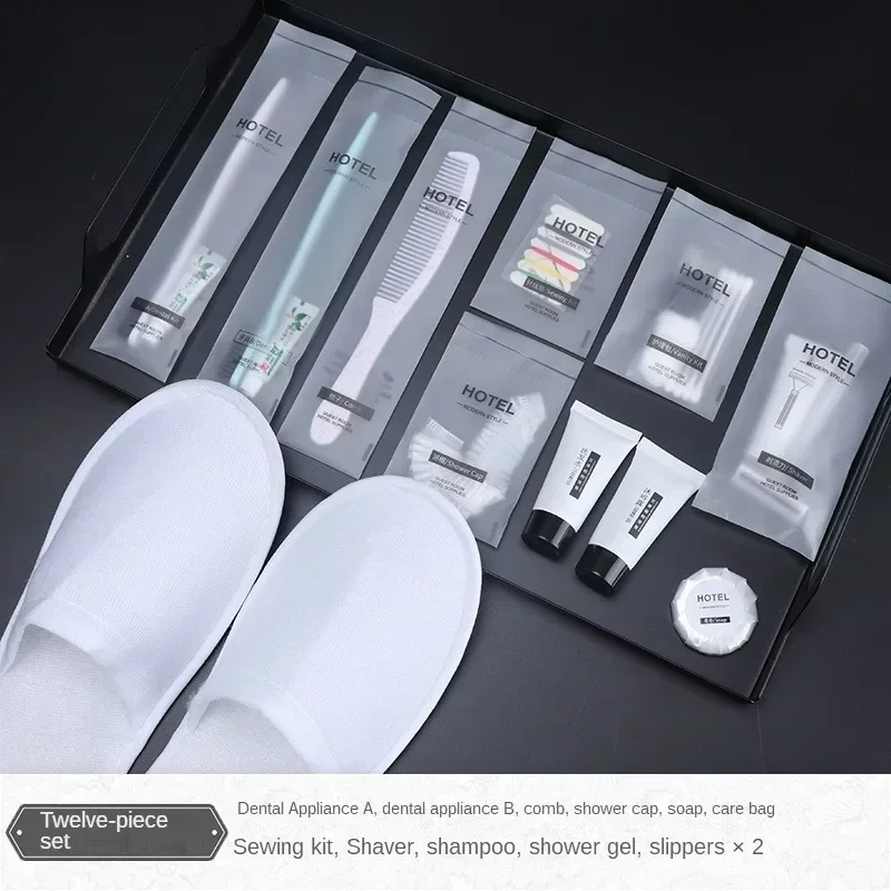 Hotel Disposable Toiletries Set Toothbrush Slippers Care Packs