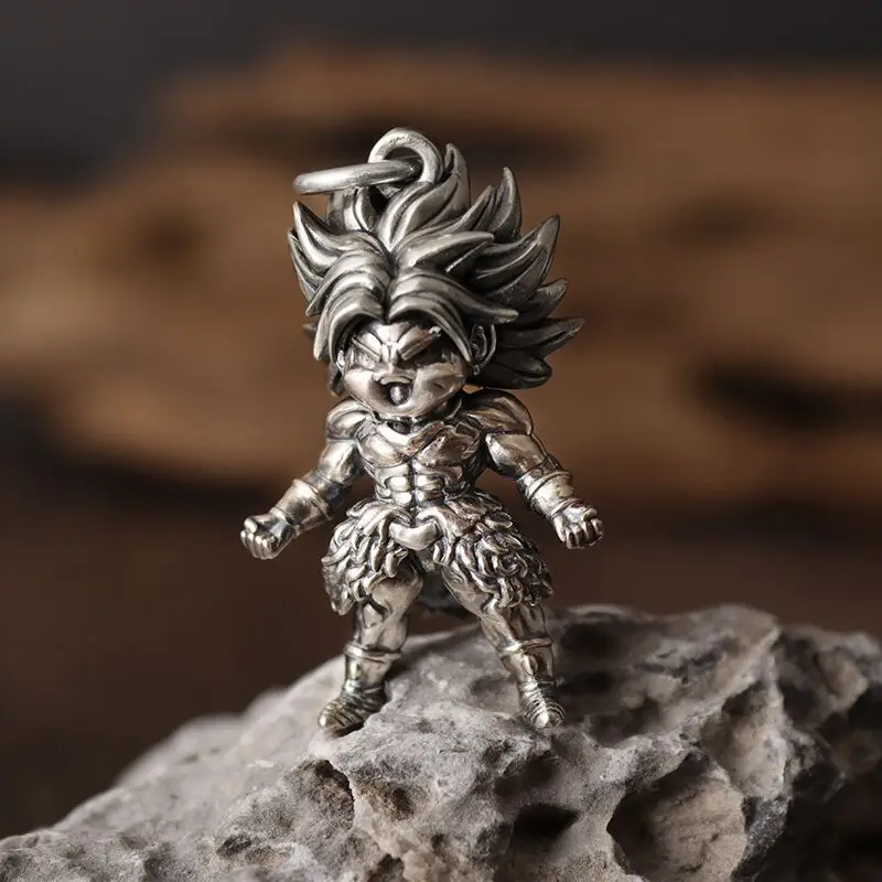 悟空の大冒険　ペンダントフィギュア チェーン付き ドラゴンボール Z 超サイヤ人孫悟空合金電気メッキネックレス人格