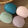Merino Wool Soft Sweater Scarf Hat Hand Woven DIY Rainbow Baby Wool Yarn Thread High Quality 50g / Ball 4