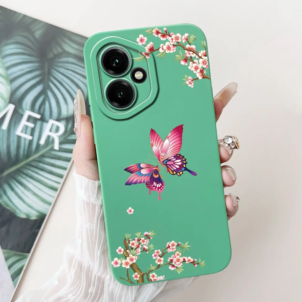 6,55 ''Für Honor 400 5G Fall Globale Nette Panda Mode Blumen Liebe Silikon Zurück Abdeckung Für 400 Honor DNY-NX9 Telefon Fall Stoßstange – Detail 18