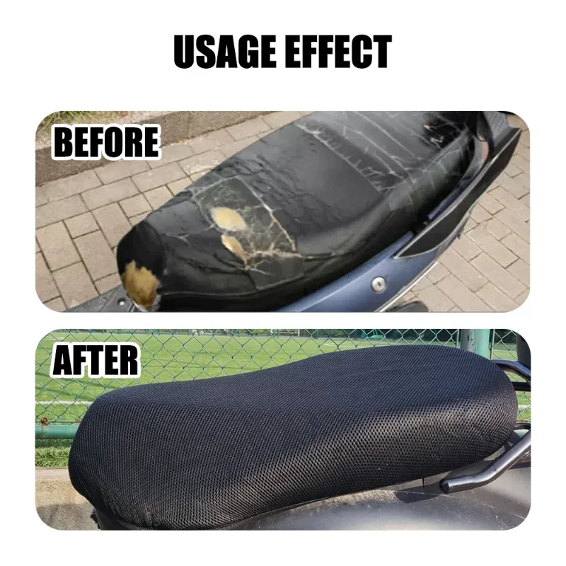 Coprisedile Moto In Rete 3D Antiscivolo E Traspirante | Universale Per Scooter, Ciclomotori | Impermeabile E Comfortevole - Foto 6