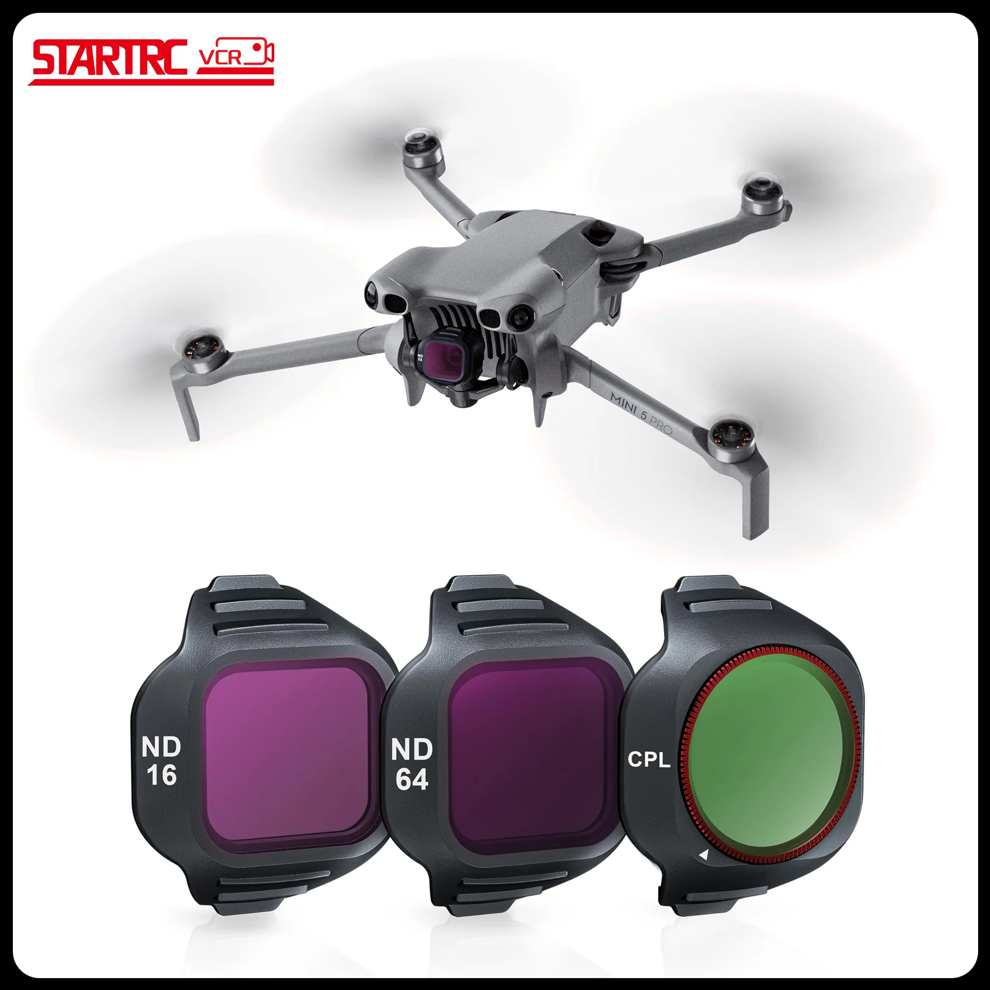 Filtres ND/CPL DJI Mini 5 Pro Lot 3 Verre Optique HD