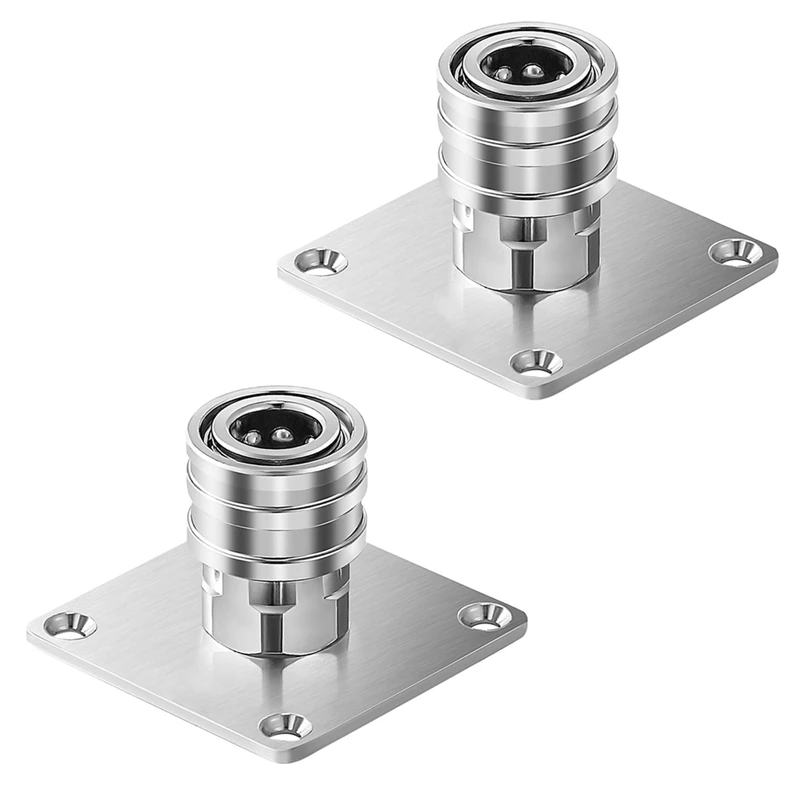 Pressure Washer Foam Cannon Holder, 1/4Inch Quick Connect Automatic Foam Cannon Mount, Stainless Steel Pressure