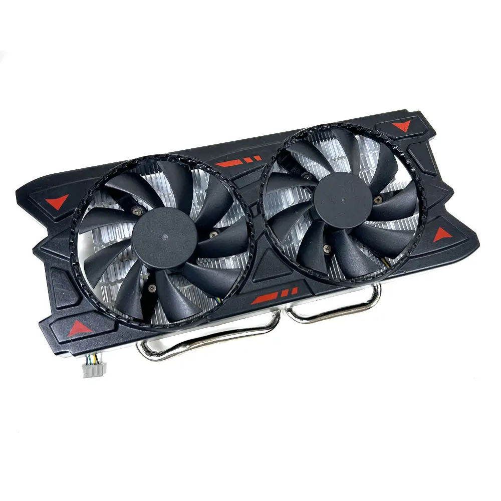 Cpu Gpu Fan para Amd Radeon Dissipador de Calor Tubos de Cobre rx 590 580 Tamanho 53 mm 53 mm Passo de Furos 590