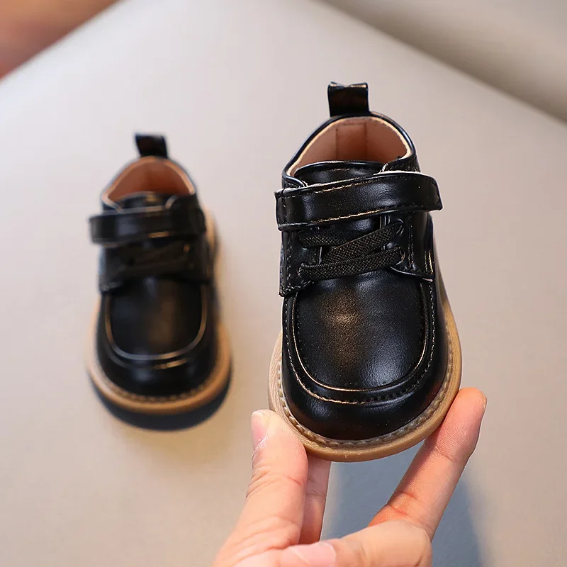 Baby Simple Shoes New All-match Children Girls Shoes Spring Autumn Toddler Newborn Boy Wedding Party Dress F11111