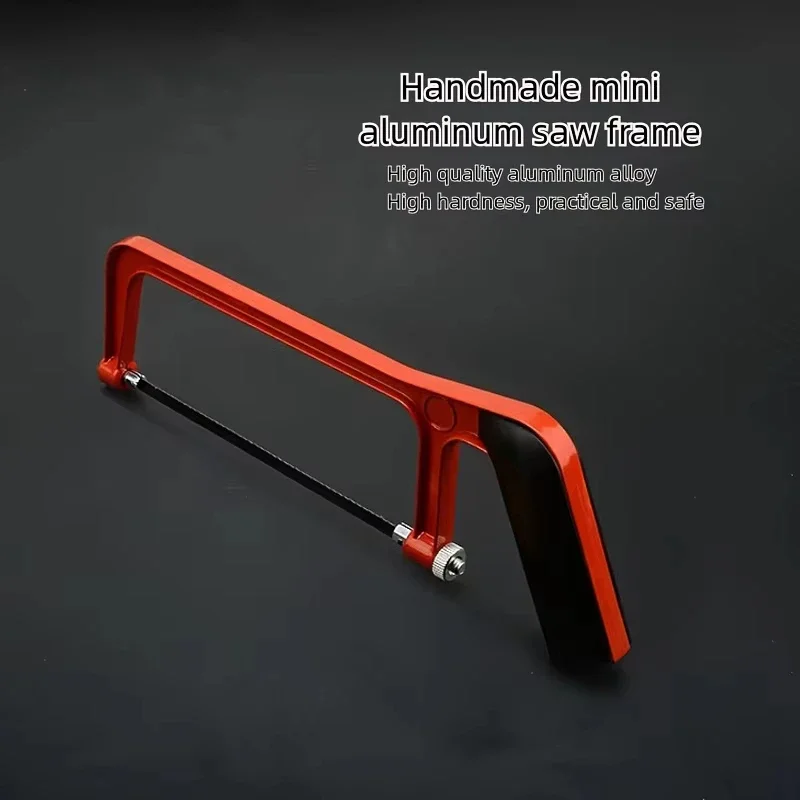 Mini Adjustable Junior Hacksaw, Portable Hack Saw with 3pcs hacksaw blades hoe garden tools ferramentas manuais profissional 4