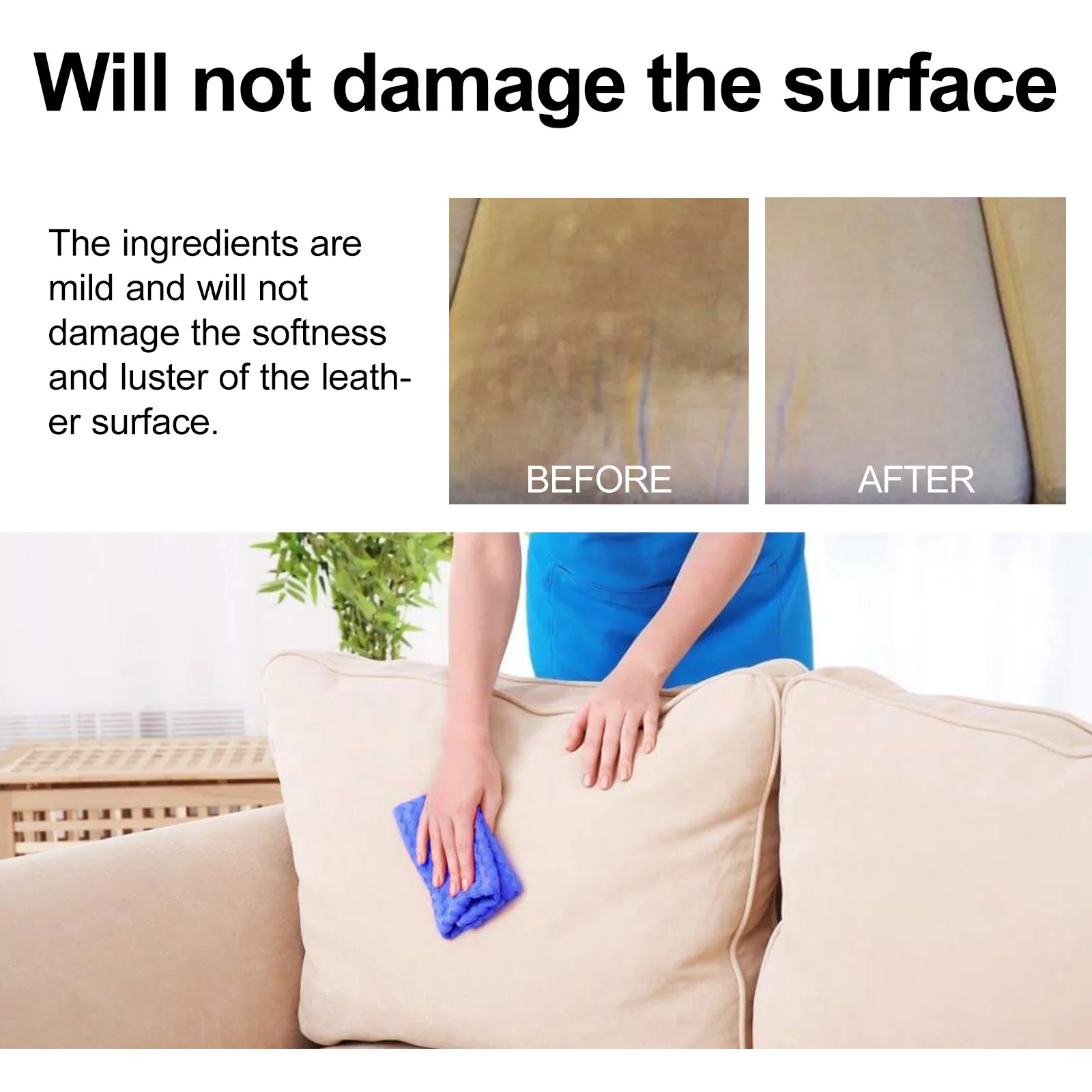 Leather Cleaning Liquid Sofa Shoe Leather Care Softener Polishing Dirt Removal Household Car Interior Clean Conditioner