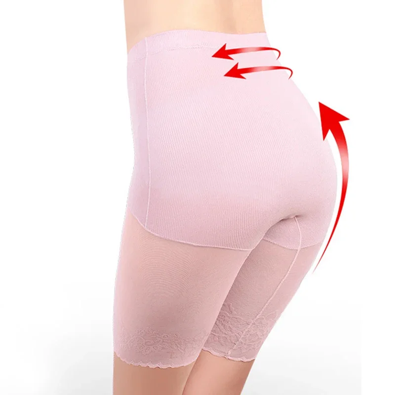Description Picture 3 of itemPlus Size Safety Pants Women Under Skirt Shorts Sexy Lace Anti Chafing Thigh Ladies Panties Ultrathin Underwear Large Size 105kg