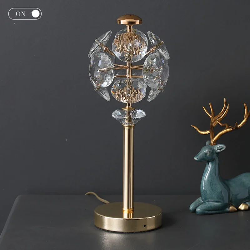 Рисунок 5 - Современные настольные лампы из хрустального стекла