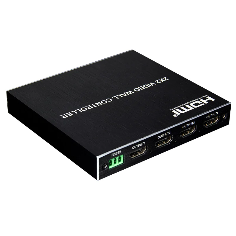 Hdmi TV 비디오 월 컨트롤러 2x2 1080P 60Hz 1X2 1X4 1X3 2X1 3x1 4X1 LCD 모니터 HD 멀티 스크린 스플라이싱 박스 프로세서 180 &플립