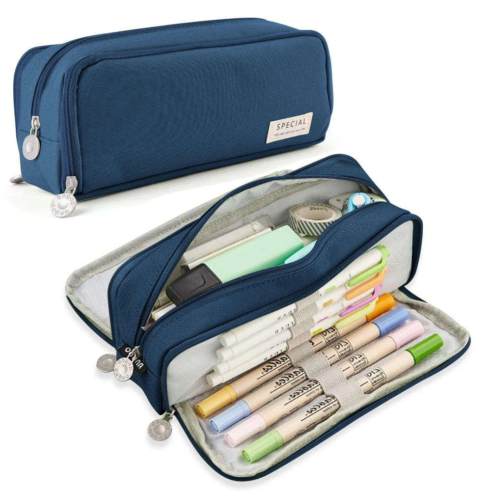 Astuccio Grande Capacità Espandibile Con Scomparti - Portamatite Multistrato In Tela Per Scuola, Ufficio E Viaggio (Unisex)