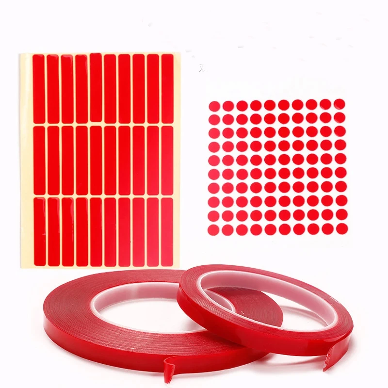 1 Roll Double Sided Nail Art Adhesive Tape For False Tips Nail Art Display Creative Design Stickers Strong Sticky Glue