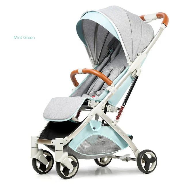 

EU Ready Stock Babyfond 5.8 kg Light Stroller High Landscape Carriage Portable Umbrella Baby Stroller Newborn Travel Pram