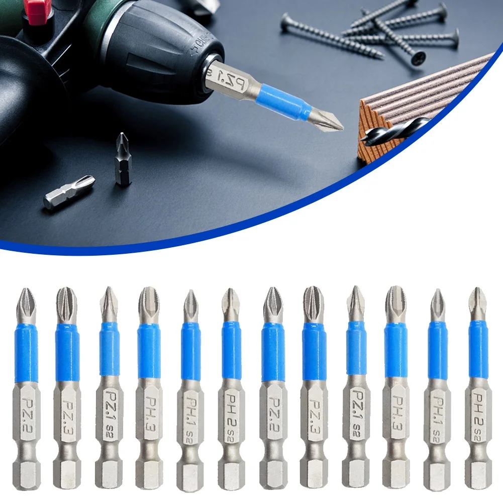 

Durable High Quality Brand New Screwdriver Bit Hand Tools Hex Key Set 1/4inch 12Pcs 50mm Alloy Steel Nutdrivers