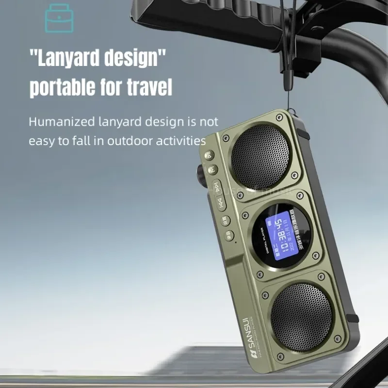 SANSUI F28 Portable FM Radio MP3 Walkman Outdoor Card Wireless