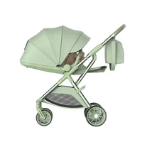 Poussette bébé portable pliable bidirectionnelle multifonction légère avec sac de maman poussette bébé à quatre roues 1