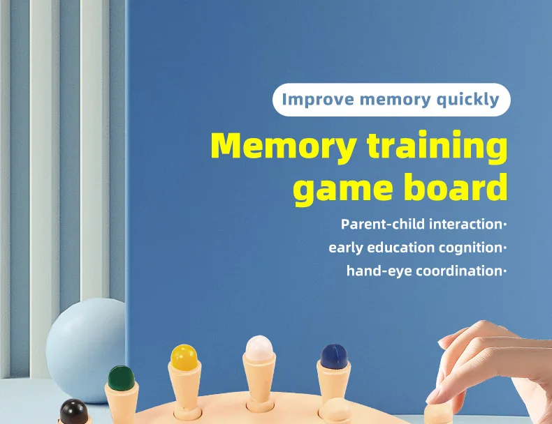 Montessori Memory Matching Chess Game For Kids Educational Toy_voghion.com