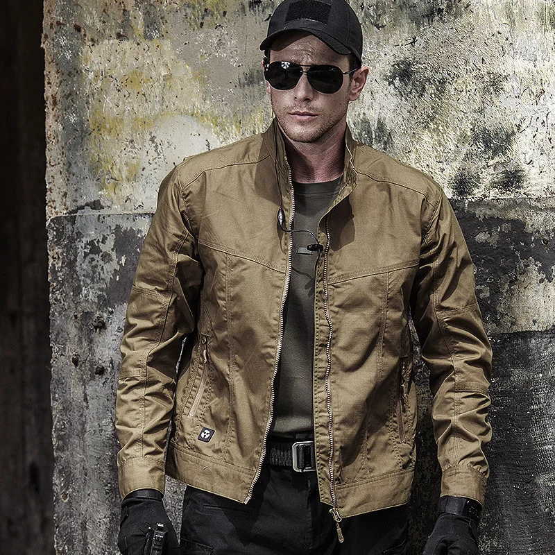 

Куртка-бомбер мужская приталенная, тактическая уличная одежда в стиле милитари, армейские куртки спецназа, повседневный пилот, весна-осень
