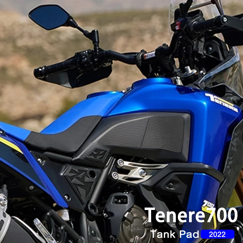 Tenere700 World Raid Tank Pad Sticker For TENERE 700 World Raid T700 T7 2022 Motorcycle Non-slip Side Fuel TankPad Stickers