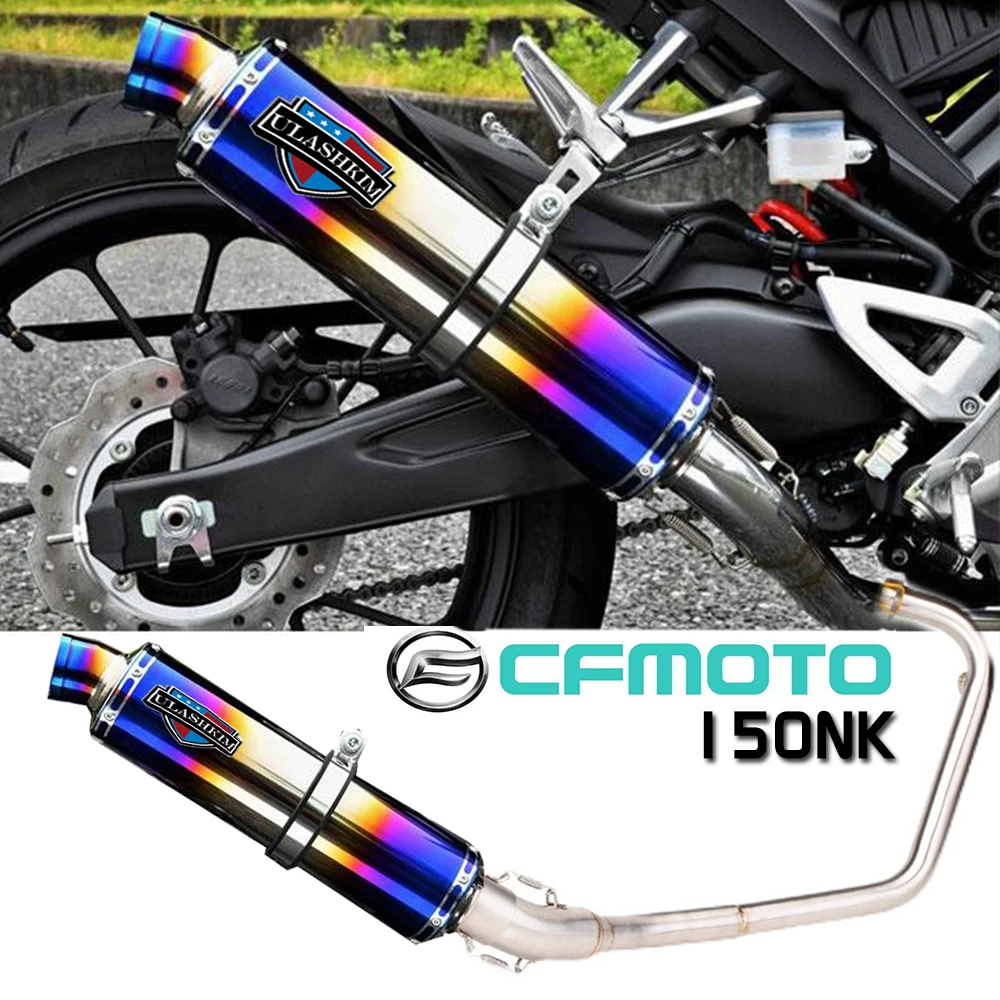 

Nk150 Motorcycle Exhaust Escape Muffler Middle Contact Pipe Slip On For Cfmoto 150nk Motorcycle Exhaust Nk150