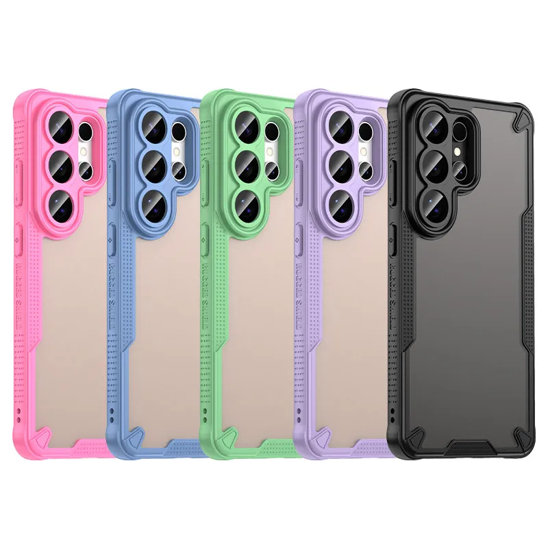 Enhanced Matte Protective Phone Case with TPU Border