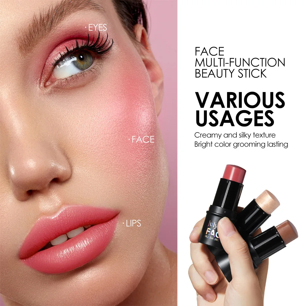 Multifunctional Grooming Stick Four Pack Highlight Brightening Contour Retouching Natural Matte Blush Stick Facial Makeup