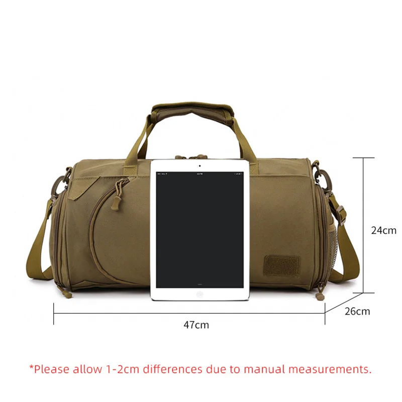 Gym Fitness Bag Dry and Wet Separation Large Capacity Short Distance Travel Handbag for Men Outdoor Sports Sling Shoulder Bag 6