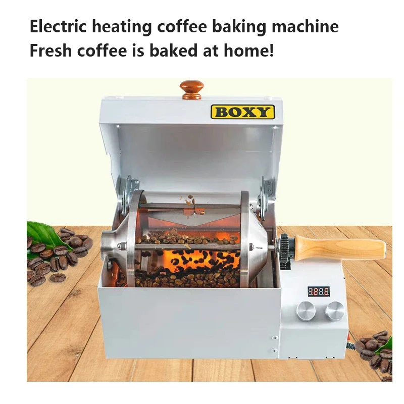 Coffee Bean Roaster Coffee Roaster Machine Household Commercial Thermal High Temperature Resistant Quartz Glass Drum