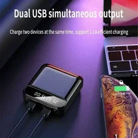 30000mah Large Capacity Mini Power Bank Super Fast Charge Built-in Cable Portable External Battery For Samsung iPhone 2025 2
