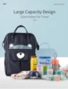 INSULAR Baby Diaper Bag Mom Maternity Packsack Infant Stroller Nappy Backpack Nursing Changing Bag Large Capacity Multi-function 2