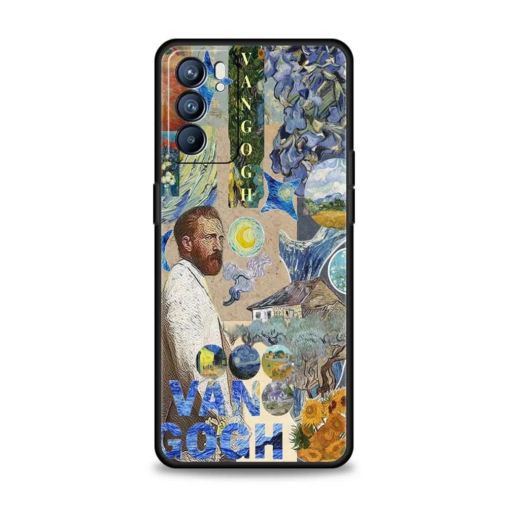 Van Gogh Starry Night Flower Phone Case Cover