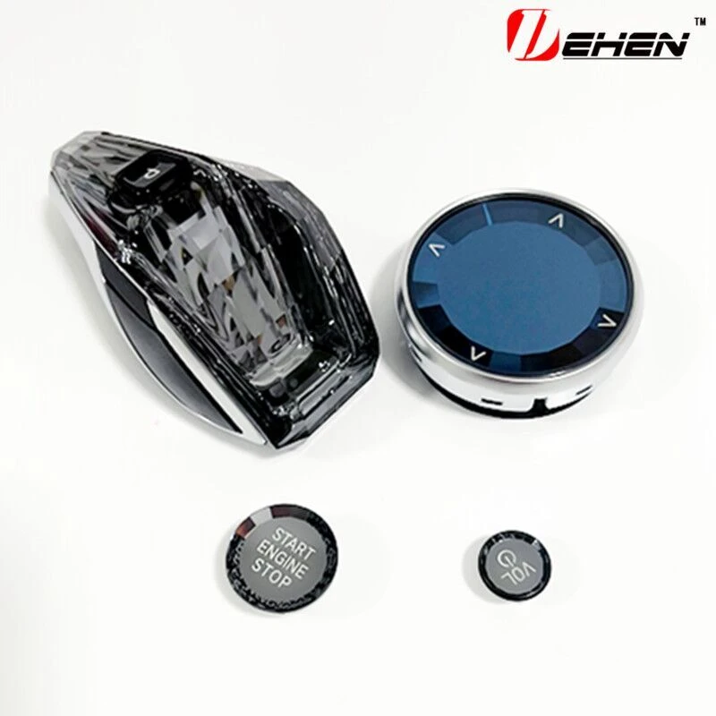 Crystal 4Piece Set Gear Shift Knob Volume Button for BMW G20 G28 G22