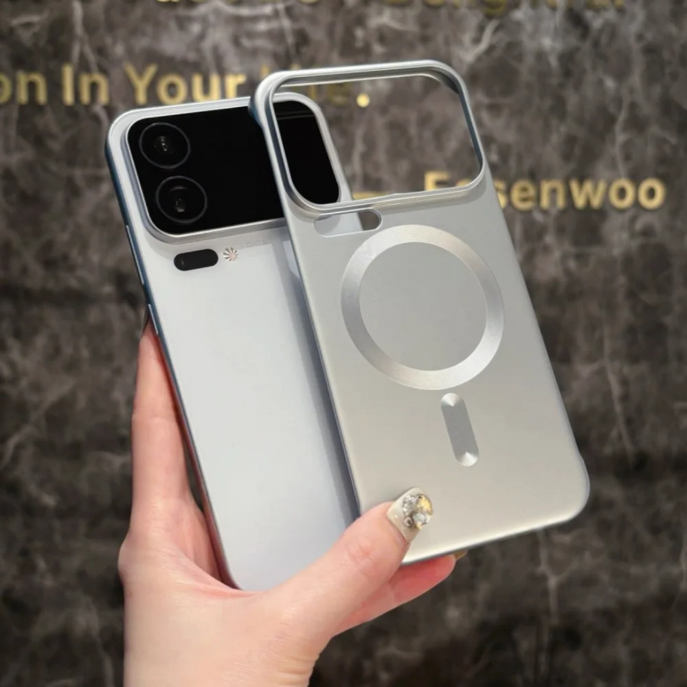 Luxury Matte Frameless Magnetic Wireless Charging Case - Ultra Slim Armor Cover