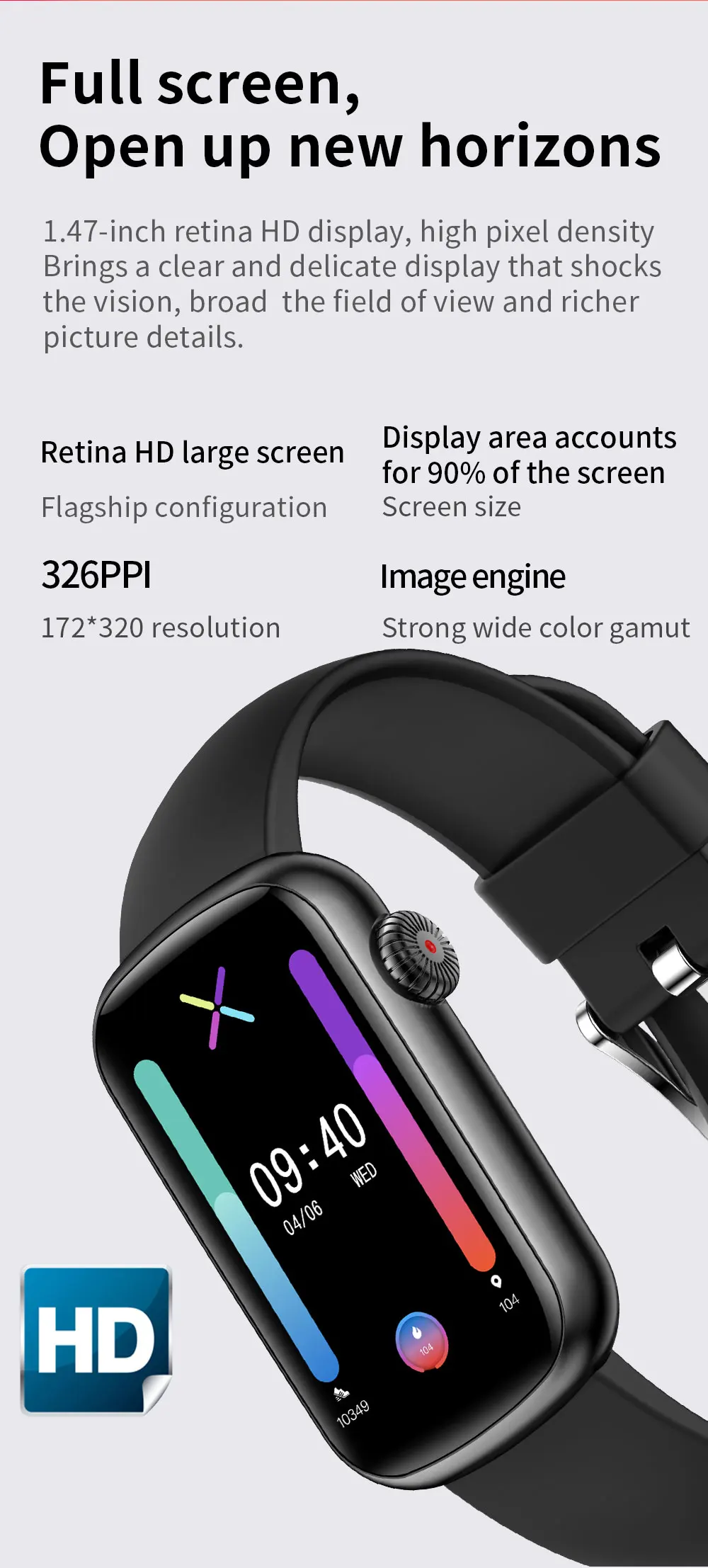 HM08 Smart Bracelet Watch Women Lady Smartwatch Heart Rate  Blood Pressure Monitor Sport Fitness Tracker Girl Gift Smartwrist