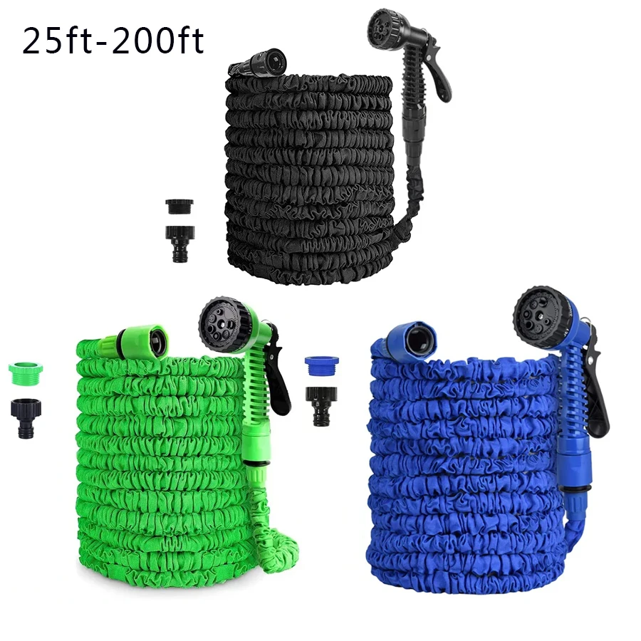 High-Pressure Car Wash Hose Expandable Magic Hose Pipe Home Garden Watering Multi-Function Gardening Cleaning Water Sprayer garden hose expandable magic hose expandable water hose expandable hose