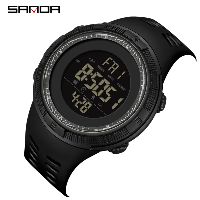 SANDA 2003 Fashion Military Watches 50M Waterproof Sports Watch For Male LED Electronic Digital Wristwatches Relogio Masculino