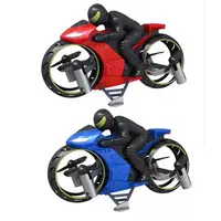 Juguetes de motocicleta para niños, Dron de motocicleta acrobática con Control remoto, modo Dual de tierra y aire, cuadricóptero de motocicleta RC recargable - Imagen 3