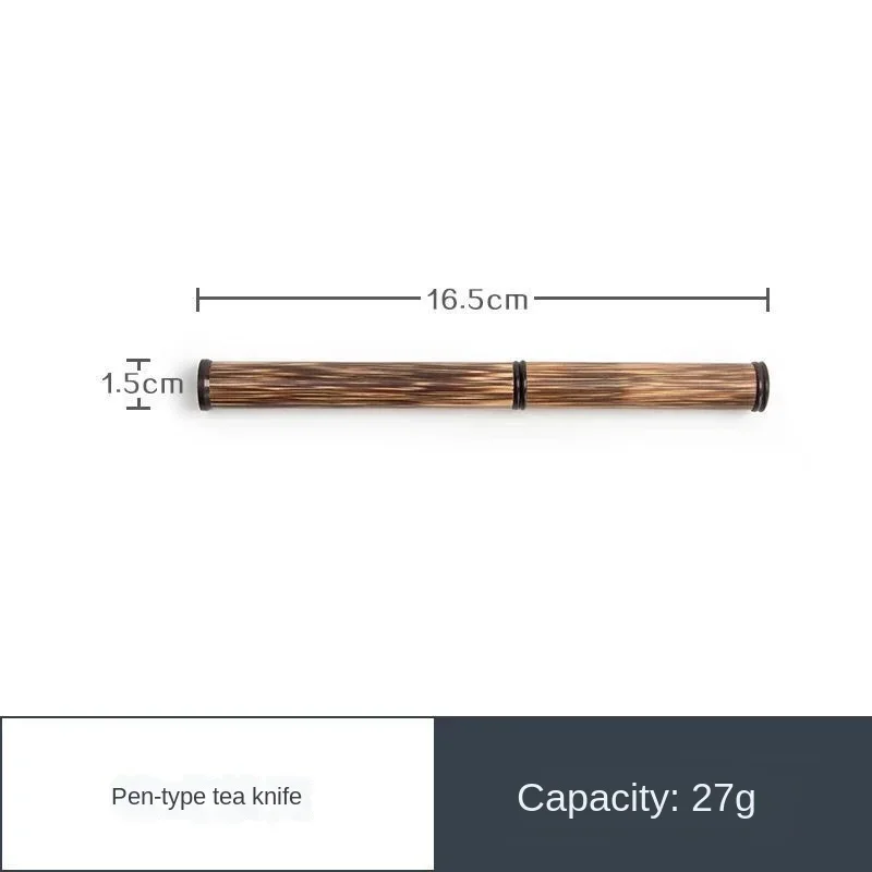 Bamboo Pen Tea Knife Tea Ceremony Utensil Handmade Bamboo Dark Pu'er Needle Kung Fu Utensils China Accessories