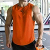 2024 new Men Tank Tops Sleeveless Shirt Polyester Mesh Material Quick Dry Breathable Men Workout Fitness Basketball Top Tee 1