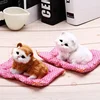 Lovely Simulation Animal Doll Stuffed Toys Plush Sleeping Cats Toy with Sound Kids Toy Decorations Birthday Gift For Children 4