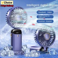 Electric Fan Portable Air Conditioner Mini Cooler Rechargeable Neck Fans for Home Free Shipping Hand Usb Conditioning Blades 1